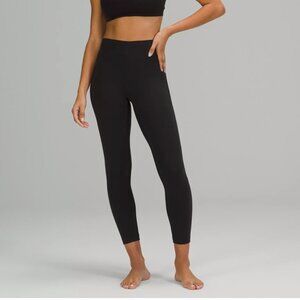Lululemon Black InStill High-Rise Tight 25" Leggings Seamless Smoothcover Fabric